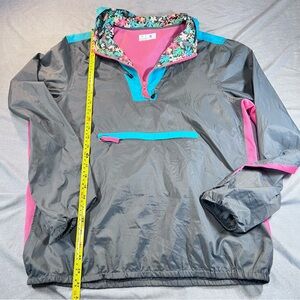 Chubbies Pink Mesh with Tropical Floral Accent